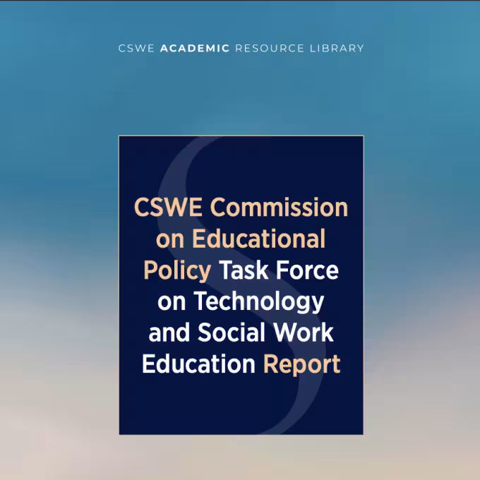 Task Force on Technology Report Cover