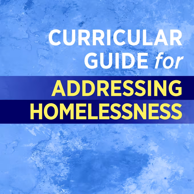Curricular Guide for Addressing Homelessness 2015 EPAS cover