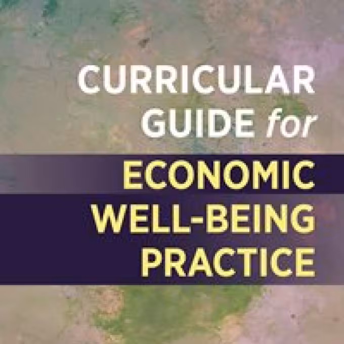 Curricular Guide for Economic Well-being Practice 2015 EPAS cover