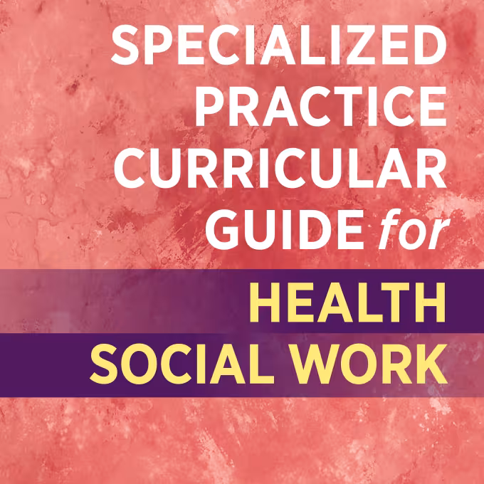 Curricular Guide Health Social Work EPAS 2015